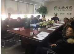 蕪湖市三山區區長向繼輝一行蒞臨艾格資本考察交流